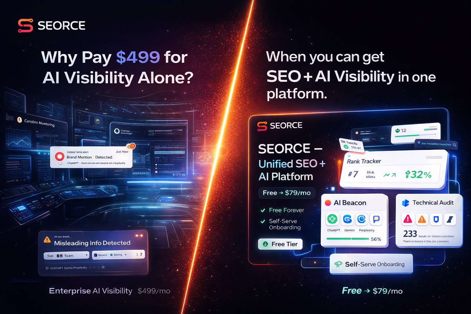 SEORCE vs Profound (2026): Best Profound Alternative for AI Visibility?