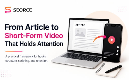 How to Turn an Article Into a Short-Form Video People Actually Watch