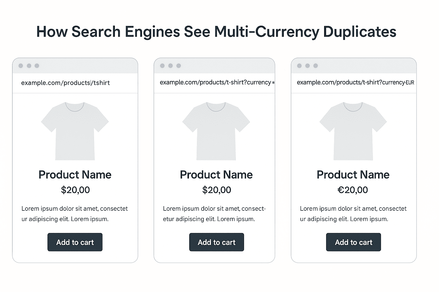 Managing Duplicate Content in Shopify Multi-Currency Stores