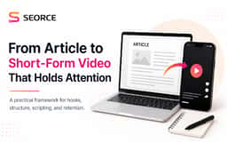 How to Turn an Article Into a Short-Form Video People Actually Watch