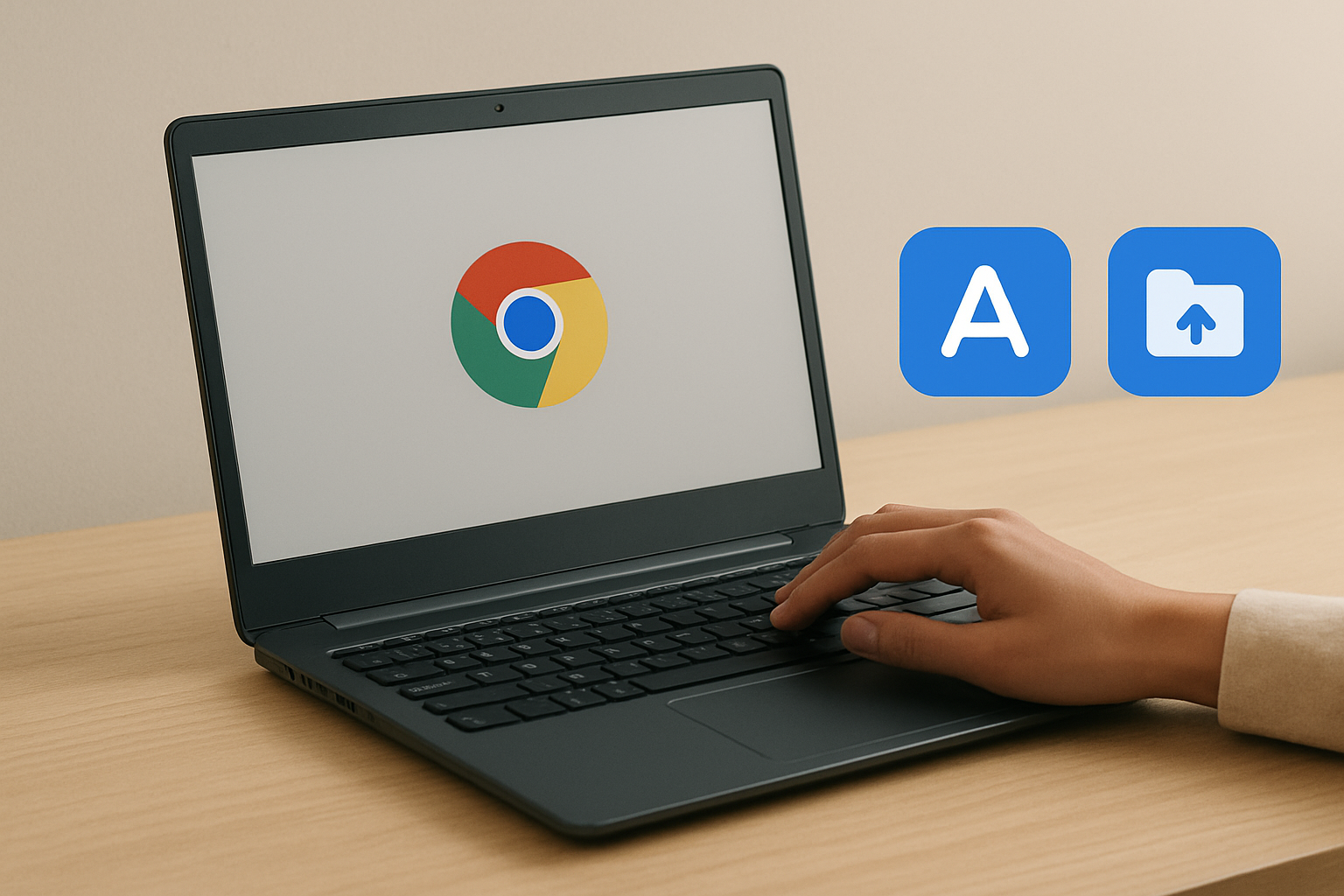 Editorial illustration about Acer, accompanying the article "Googlebook laptops for Android users launch October 4, 2026"